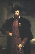 Leon Kaplinski Portrait of Jan Dzialynski. Spain oil painting artist